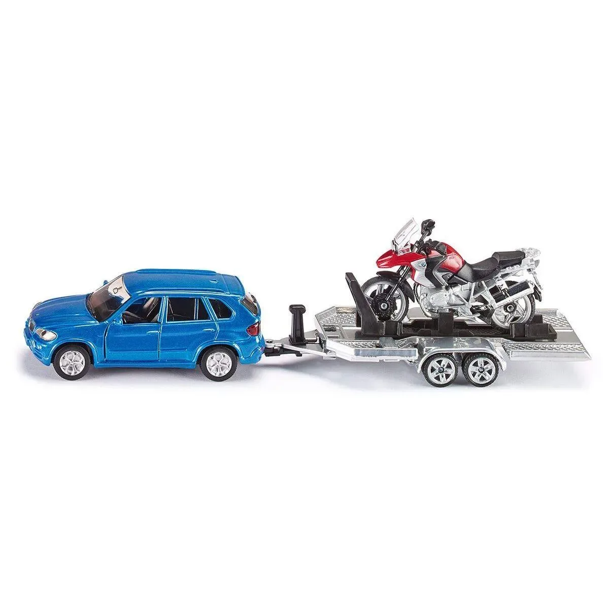 SIKU 2547 PKW mit Anhänger und Motorrad van Siku – productfoto