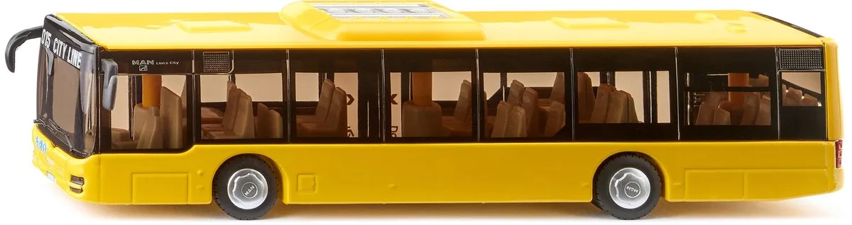 SIKU 3734, MAN Lion's City Bus, 1:50, Metaal/Kunststof de Siku en Jaune – photo du produit