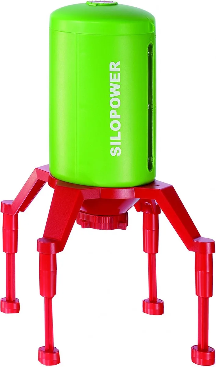 5602 FARMER Standsilo, Spielgebäude van Siku in Rood – productfoto
