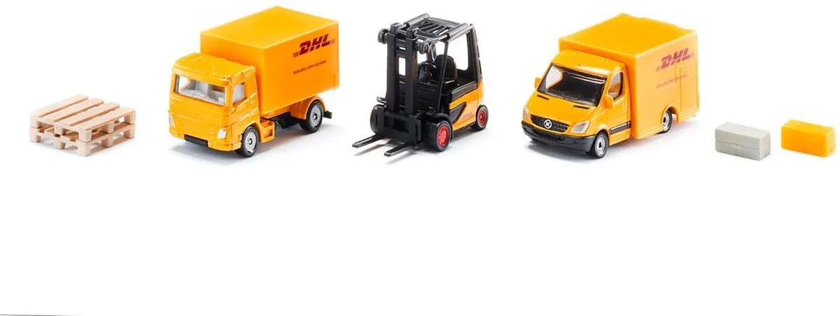 Véhicule Du Set Logistique Dhl de Siku en Jaune – photo du produit