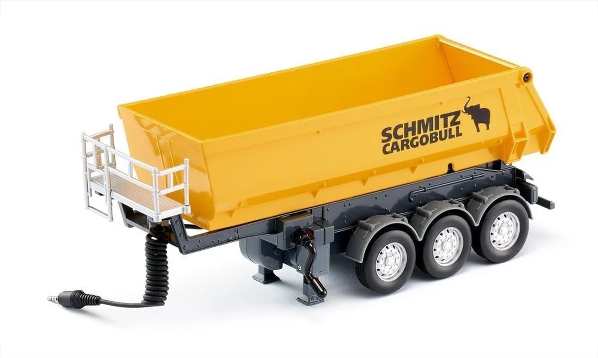 6734 CONTROL32 3-Achs-Kippsattelauflieger, RC von Siku in Geel-oranje, Schwarz – Produktfoto