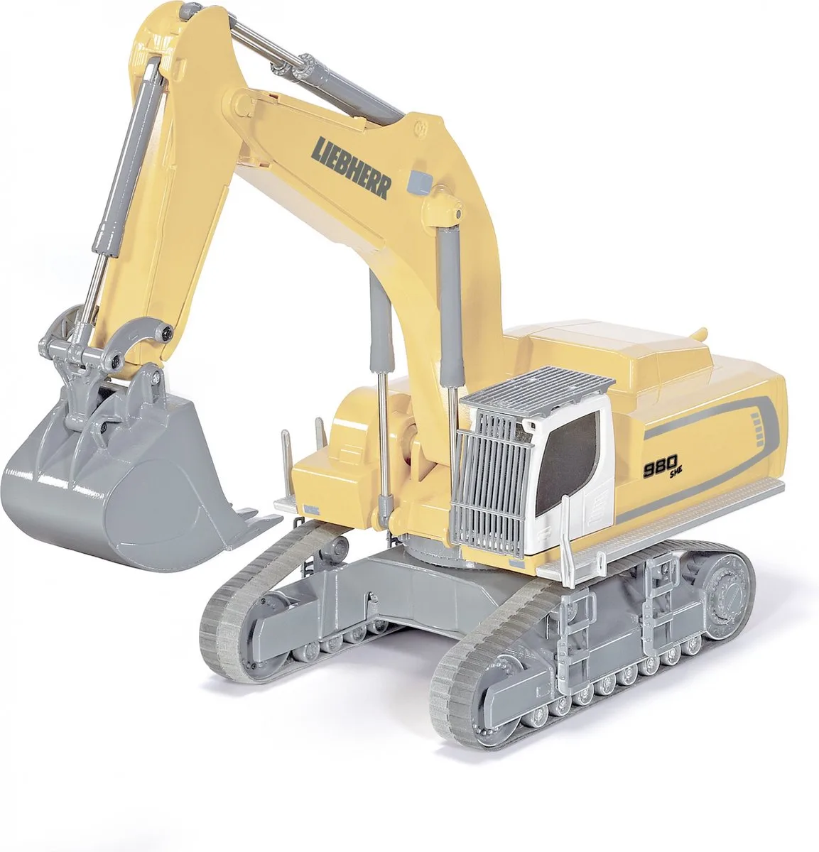 SIKU 6740 Control Liebherr R980 SME Rupsgraafmachine van Siku in Geel – productfoto