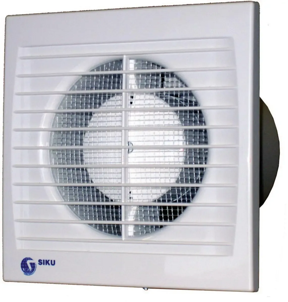 Silenta Wand- en plafondventilator 78 m³/h 10 cm fra Siku i Hvid – produktbillede