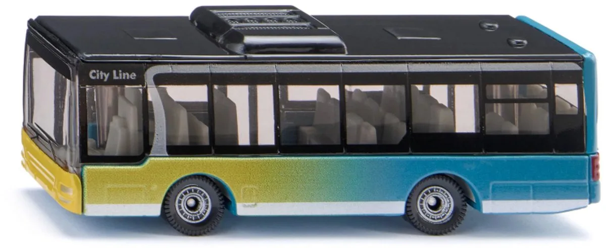 stadsbus speelgoed bus voor kinderen en verzamelaars. de Siku en Multicolore – photo du produit