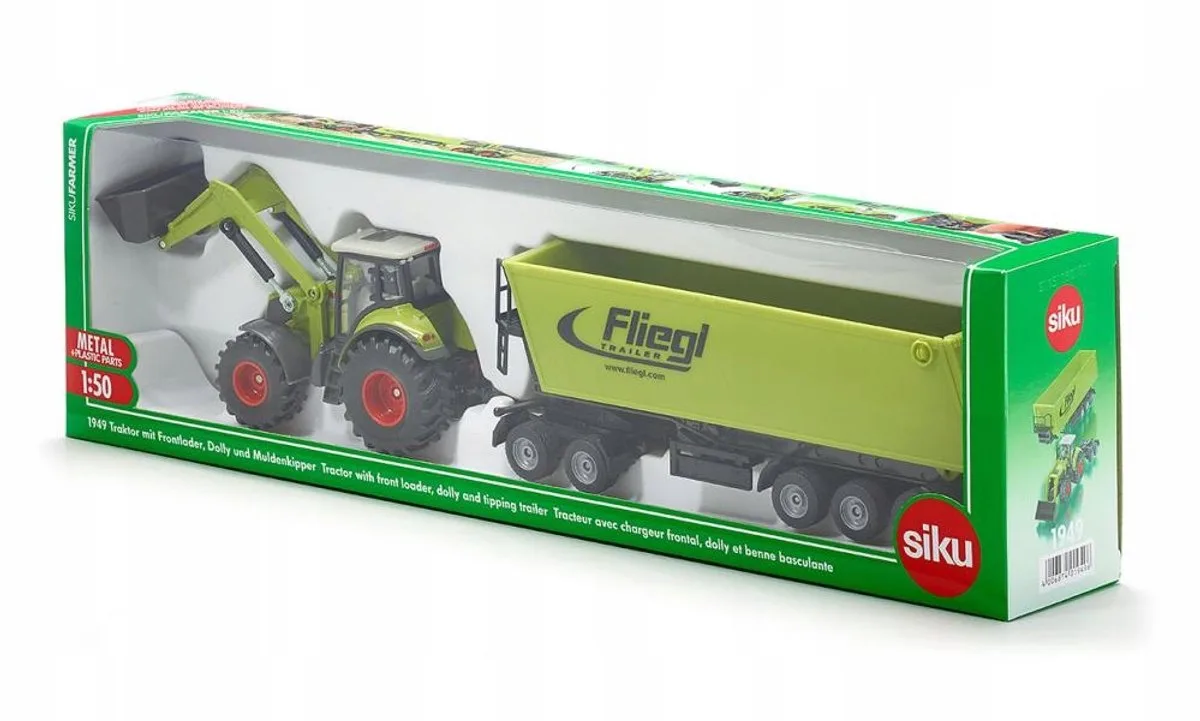 Stevige Speeltrekkerset met Aanhanger voor Jongens van Siku – productfoto