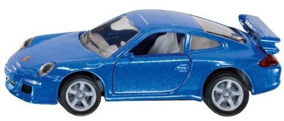 SUPER 10 Porsche 911 Carrera S - Metalen Speelgoedauto van Siku in Blauw – productfoto