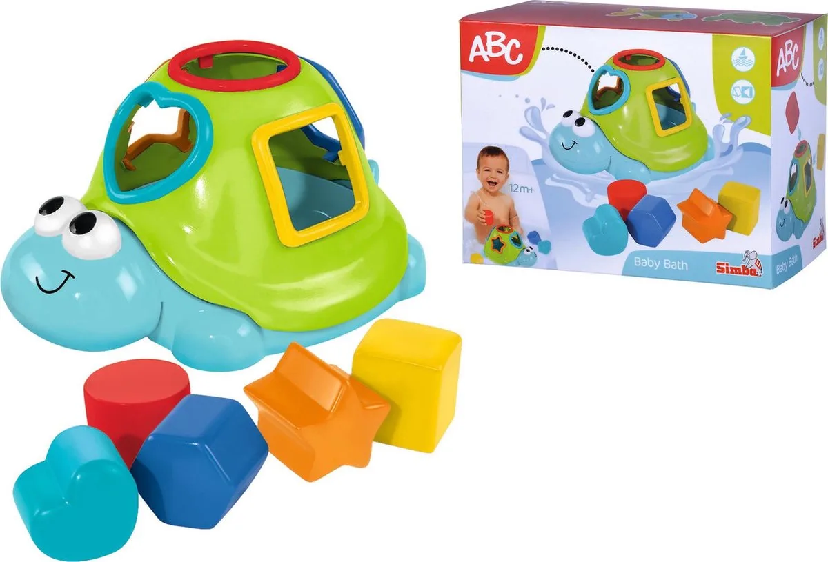 ABC Floating Turtle Shape Sorter von Simba in Mehrfarbig – Produktfoto