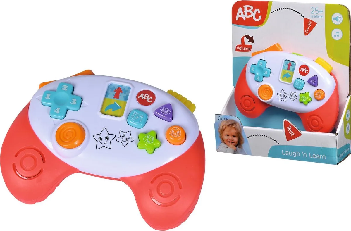 ABC - Game Controller - 0 tot 36 maanden - Speelgoedtablet fra Simba i Flerfarvet – produktbillede