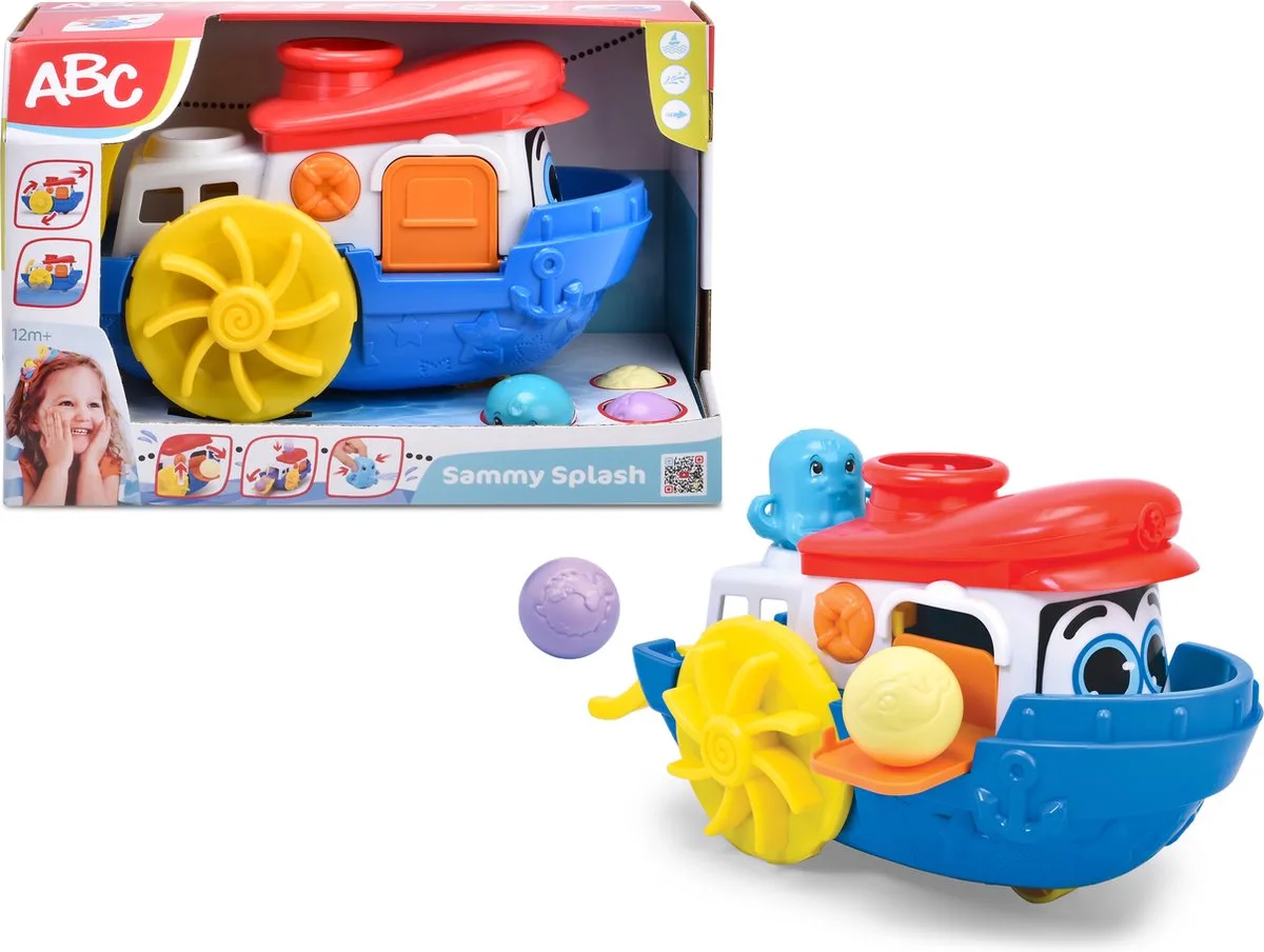 Abc - Sammy Splash Schip - Boot - Waterspeelgoed fra Simba i Blå – produktbillede