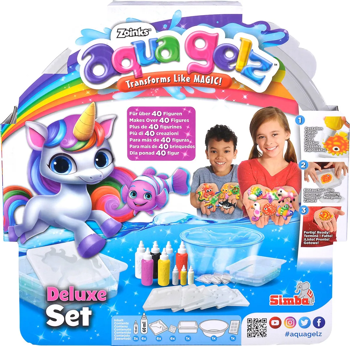 Aqua Gelz Deluxe Sæt fra Simba i Flerfarvet – produktbillede