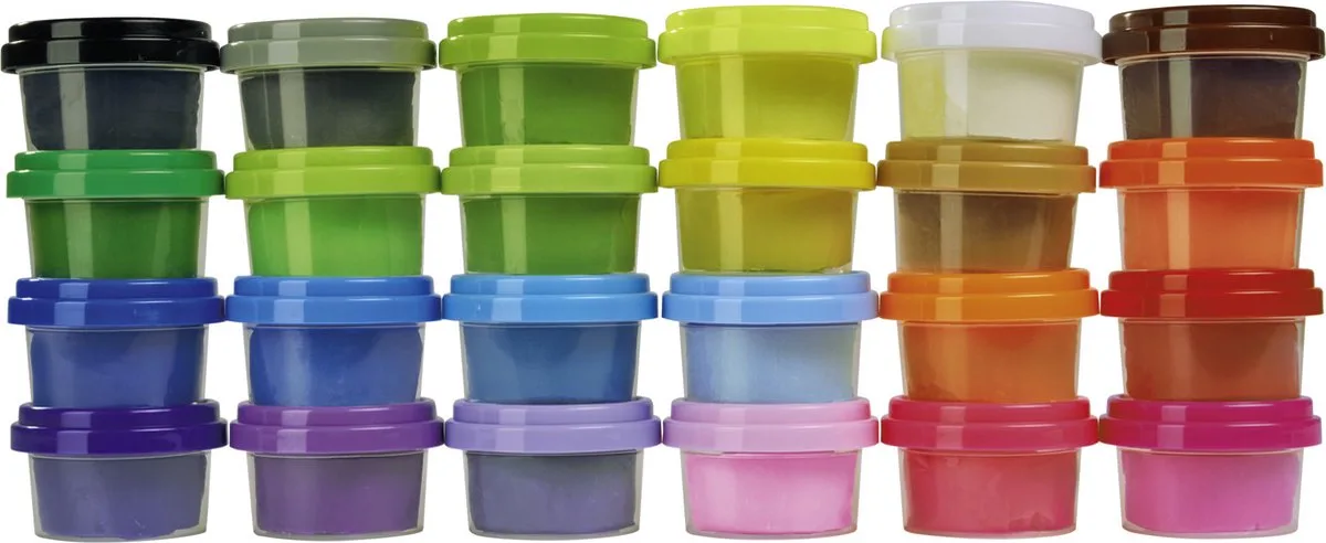 Art & Fun - Boetseerklei - 24 kleuren van Simba in Meerkleurig – productfoto