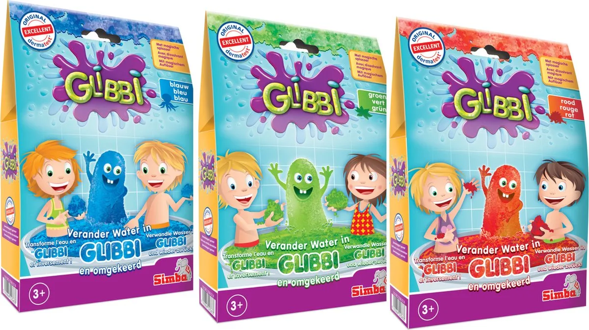 Badspeelgoed - Glibbi Gelli Bundle - Zimpli Kids de Simba en Vert – photo du produit