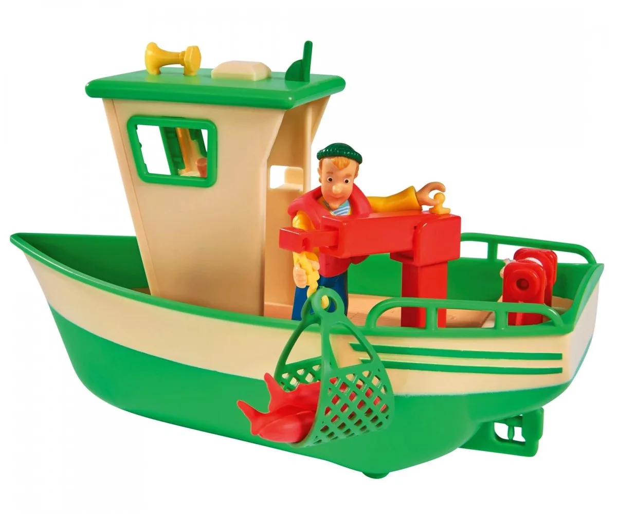 Brandweerman Sam Charlie's Vissersboot från Simba i Flerfärgad – produktbild