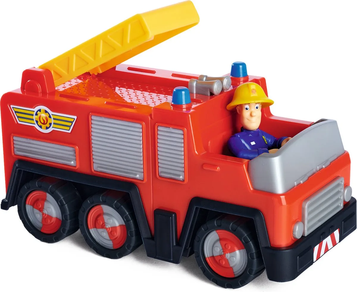 Brandweerman Sam - met Brandweerman Sam Figuur - Speelgoedvoertuig - vanaf 3 jaar de Simba en Jupiter – photo du produit