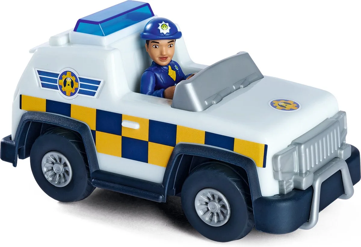 Brandweerman Sam - Politie - 4x4x met Figuur - Speelgoedvoertuig de Simba en Rose – photo du produit