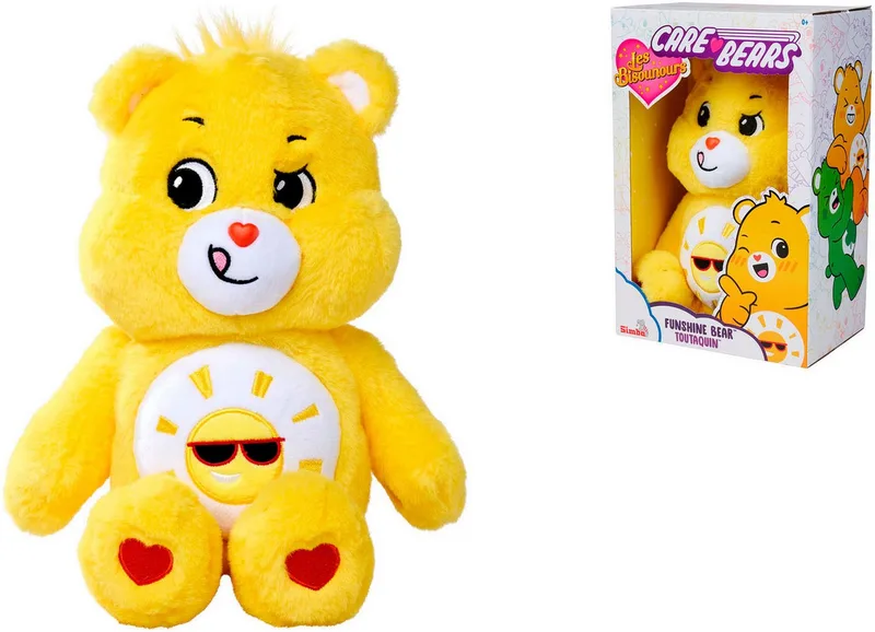 Care Bears Knuffel Figure Sunshine Bear 35 cm Knuffeles by Simba in Yellow – product photo 5 of 5