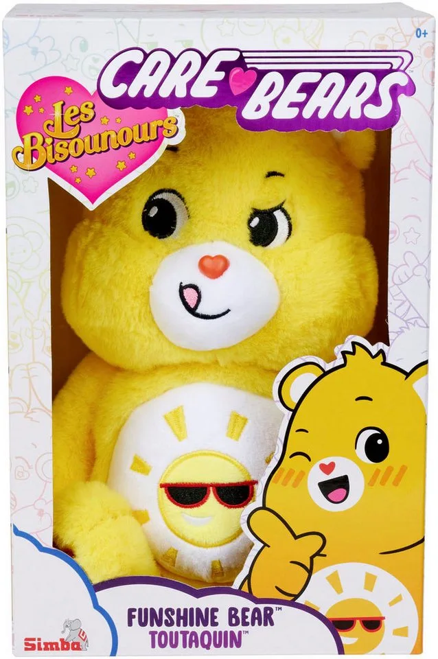 Care Bears Knuffel Figure Sunshine Bear 35 cm Knuffeles by Simba in Yellow – product photo 4 of 5