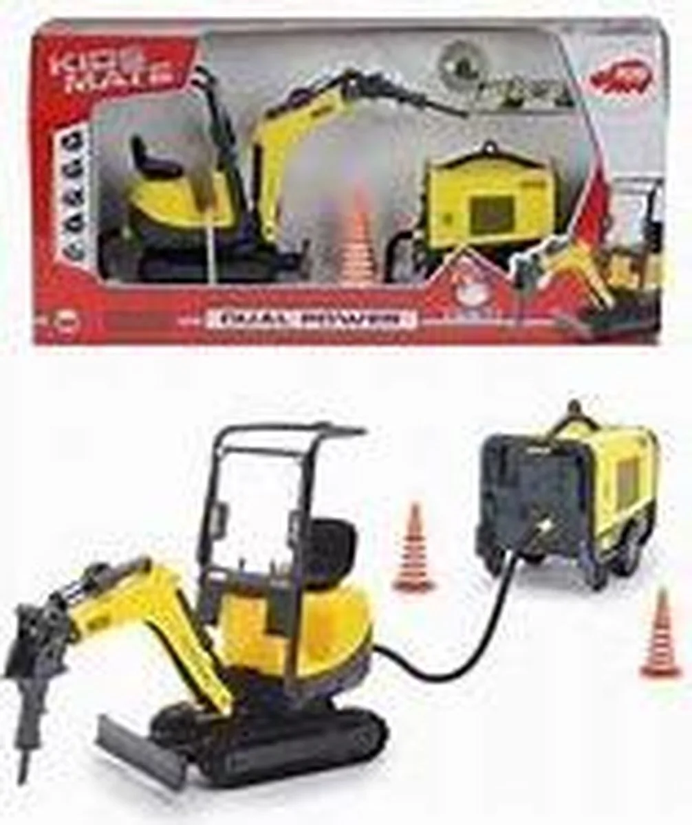 Dickietoys wegwerkzaamheden materiaal.dual power fra Simba i Flerfarvet – produktbillede