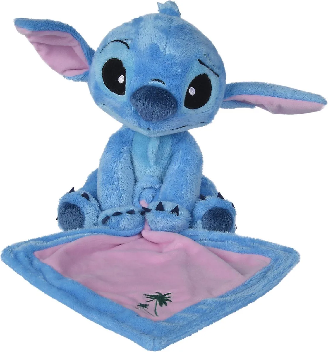 Disney - Lilo & Stitch Stitch - 25 cm - Alle leeftijden - Kraamcadeau - Babygeschenk - Knuffeldoek van Simba in Blauw – productfoto