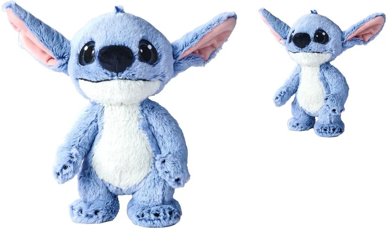Disney - Lilo & Stitch - Stitch Live Action - Knuffel - Pluche - 25cm - Vanaf 0m. by Simba in Blue – product photo