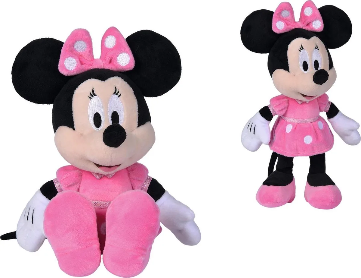 Disney - Minnie Hot Pink Dress (20cm) van Simba in Roze – productfoto
