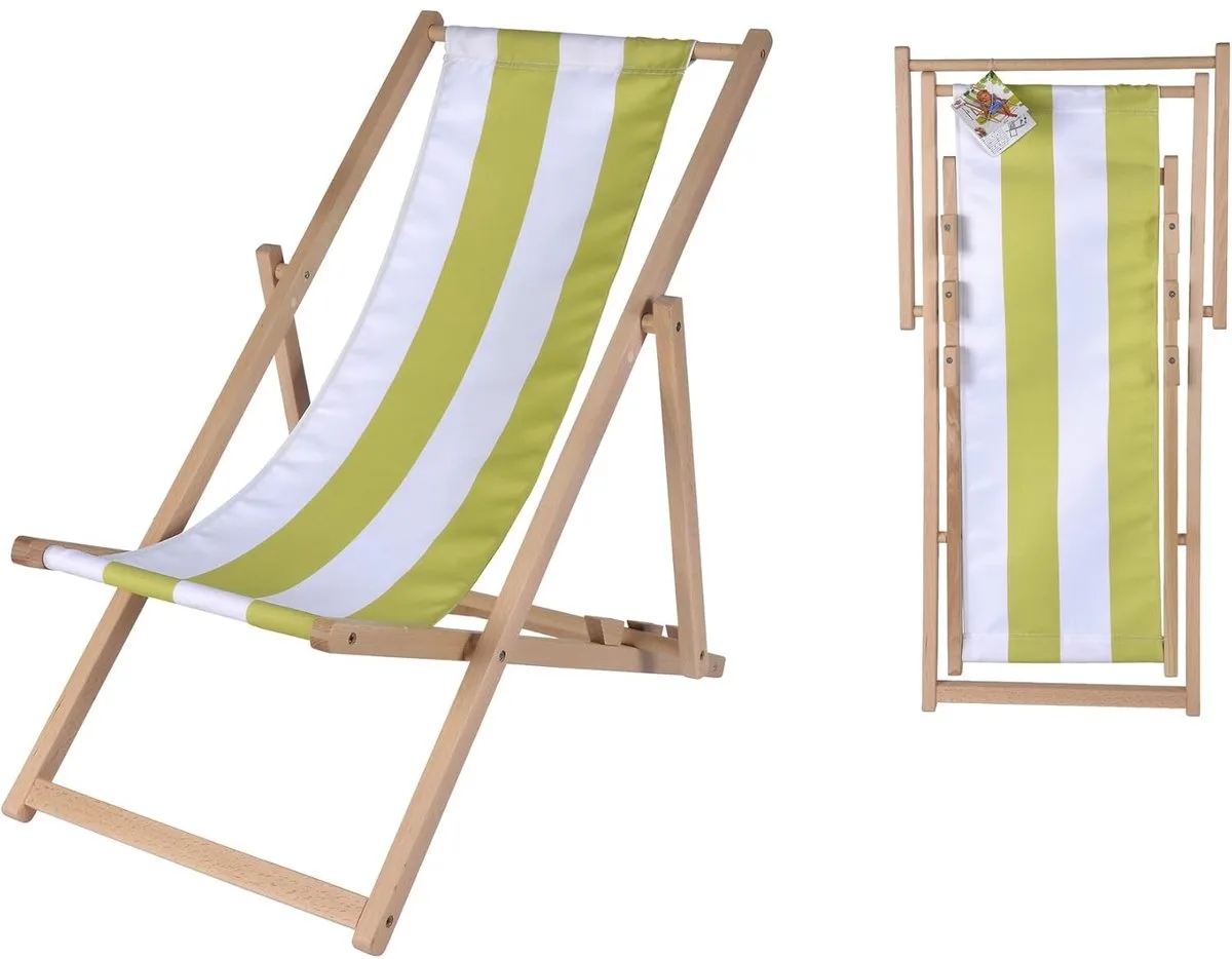 Eichhorn Kinderligstoel von Simba in Vert et blanc – Produktfoto