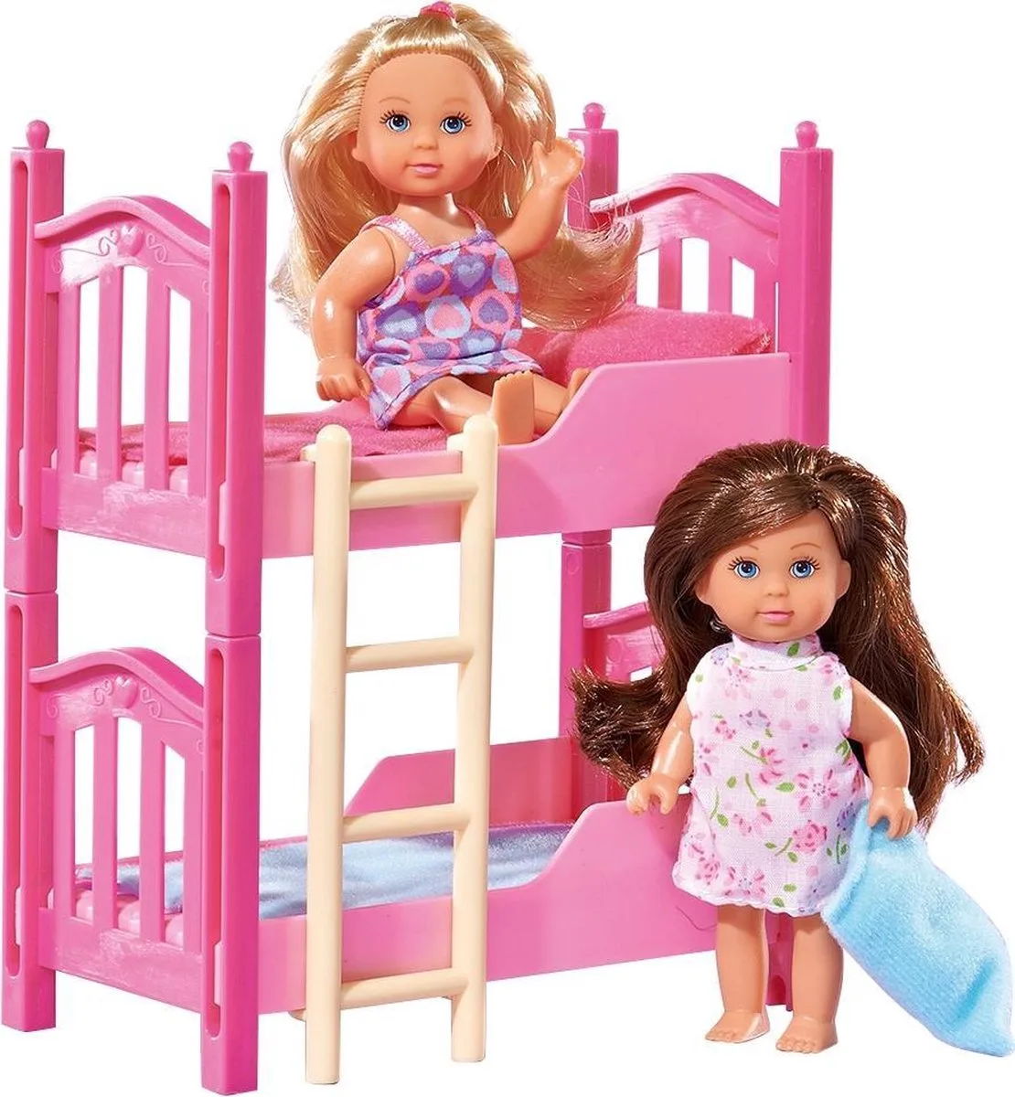 Evi Love - Stapelbed - 12 cm - pop - vanaf 3 jaar van Simba in Roze – productfoto