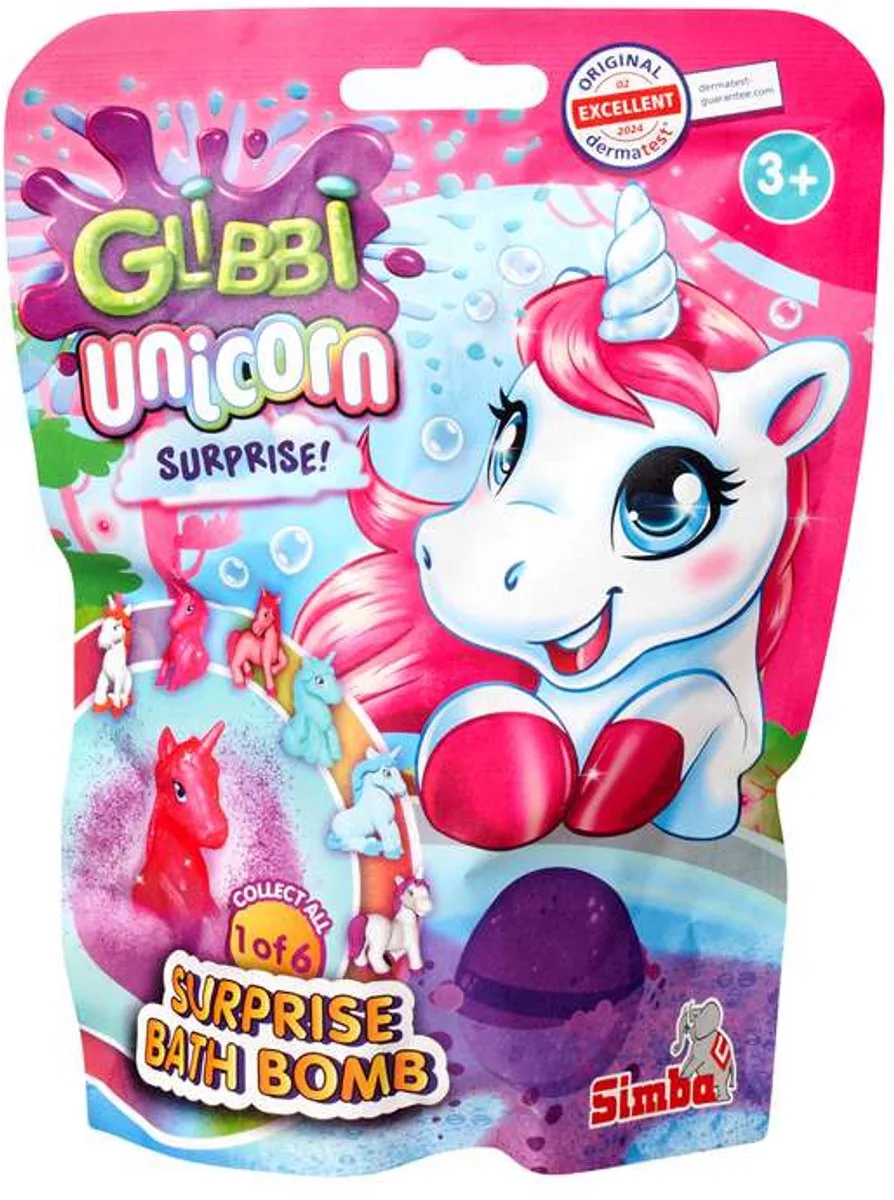 Glibi Unicorn Surprise Badbom de Simba en Multicolore – photo du produit