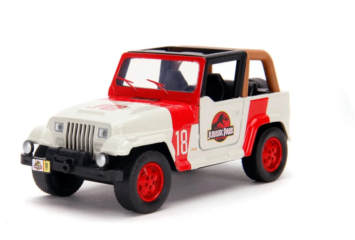Jurassic World Jeep Wrangler 1:32 by Simba in Multicolour – product photo