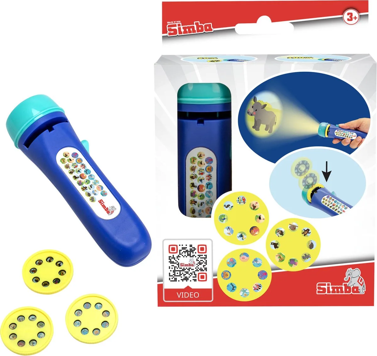 Lichtprojector met dieren - Vanaf 3 jaar. by Simba in Blue – product photo
