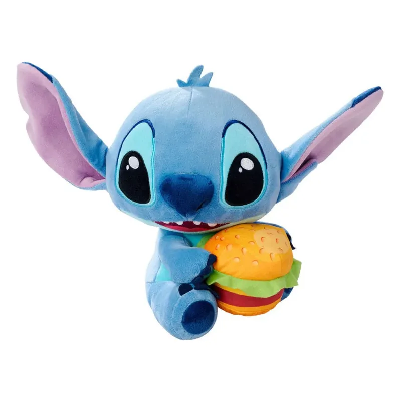 Lilo & Stitch Stitch With Burger 25 Cm Knuffelbeer fra Simba – produktbillede