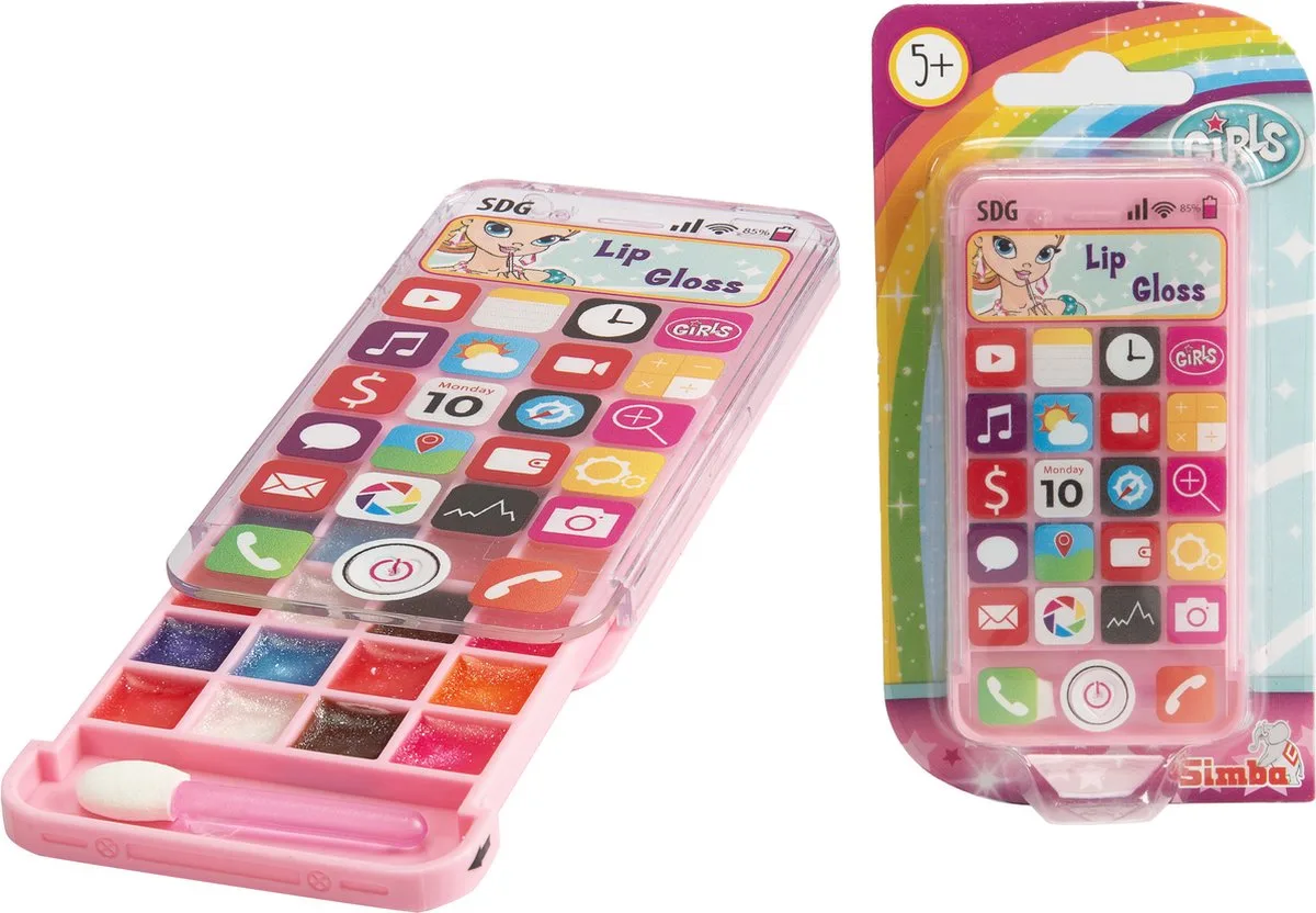Lipgloss Smartphone - Schmink - Lippenstift - Vanaf 5 jaar de Simba en Multicolore – photo du produit