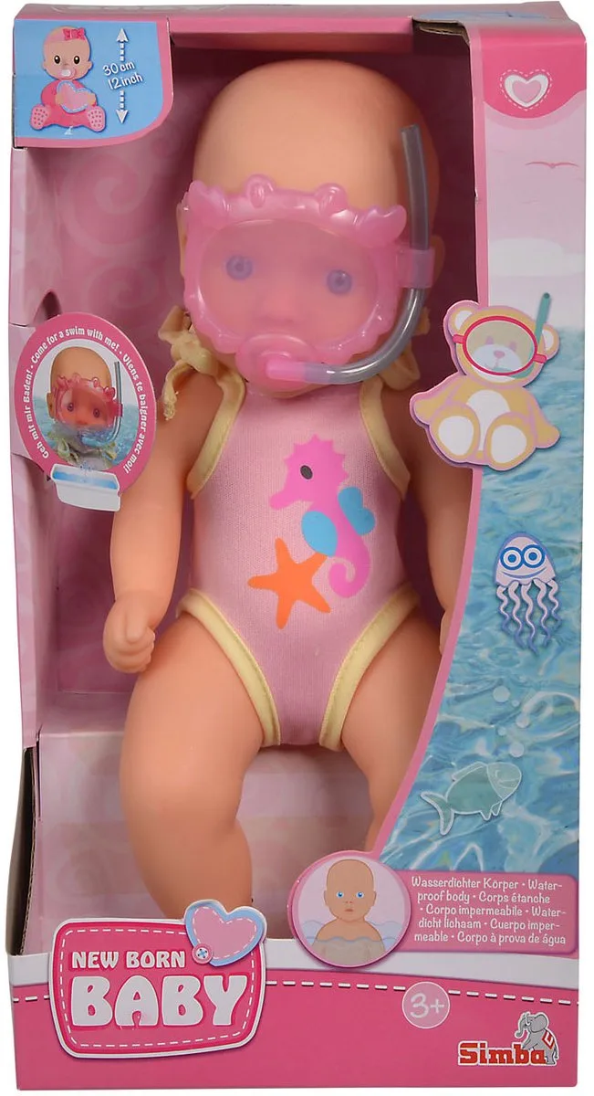 New Born Baby Badpop de Simba en Multicolore – photo du produit