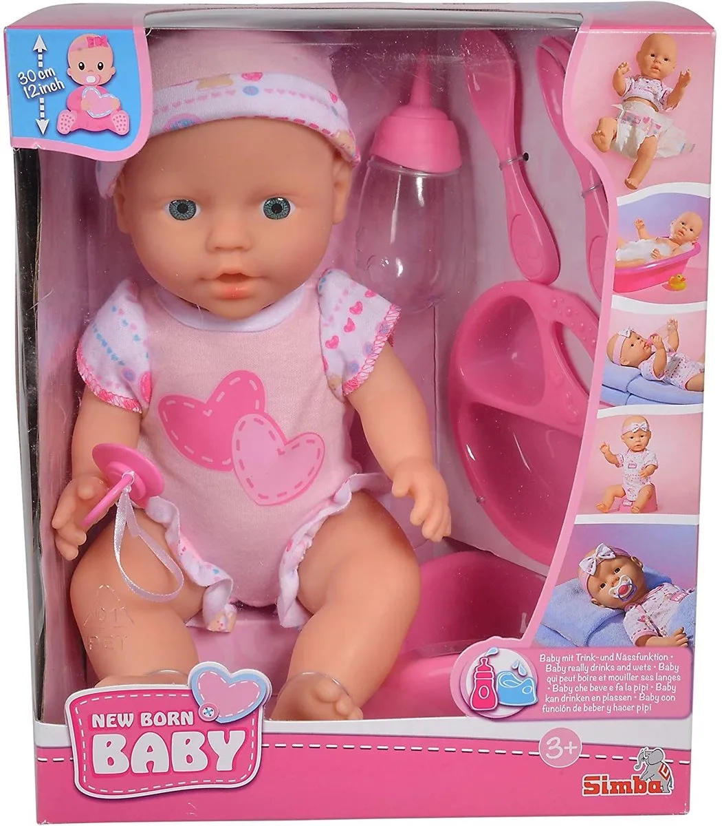 New Born Baby Verzorgingsset von Simba in Rose – Produktfoto