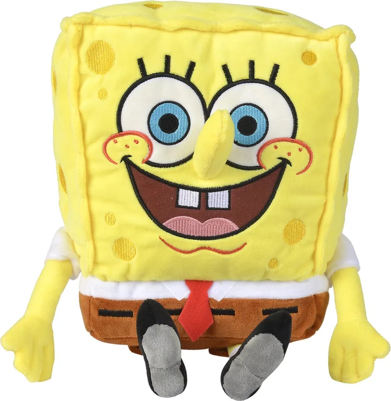 Nickelodeon - SpongeBob - 35cm - Pluche - Knuffel från Simba i Gul – produktbild