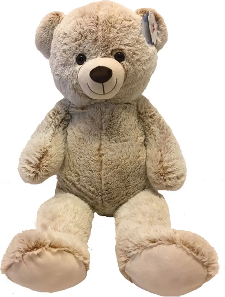 Nicotoy Beer - 100 cm - Pluche - Alle leeftijden - Knuffel van Simba in Beige – productfoto