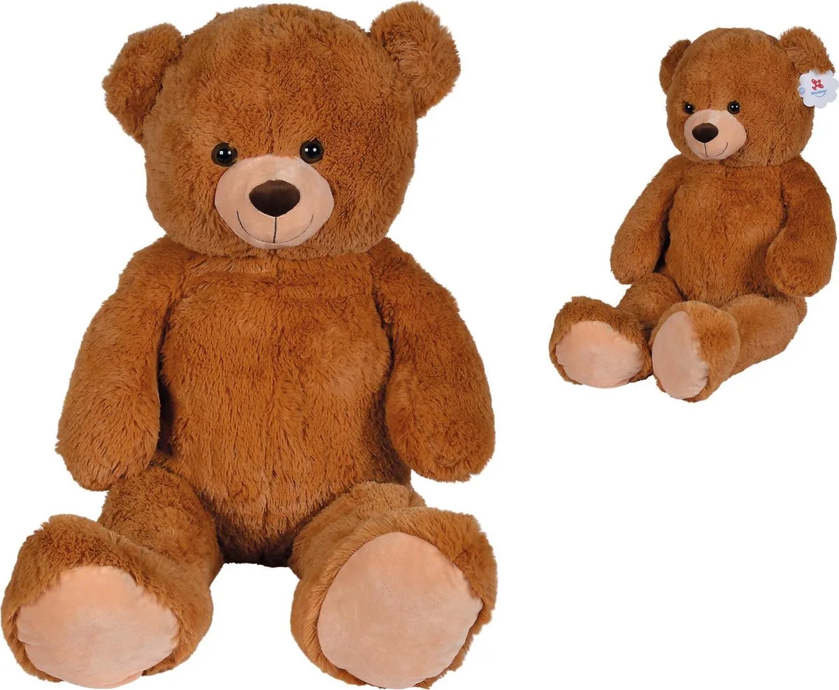 Nicotoy Beer - 82 cm - Pluche - Alle leeftijden - Knuffel de Simba en Marron – photo du produit