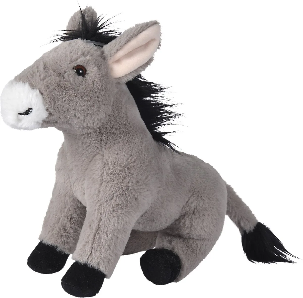 Nicotoy - Ezel - Pluche - Knuffel - 28cm van Simba in Grijs – productfoto