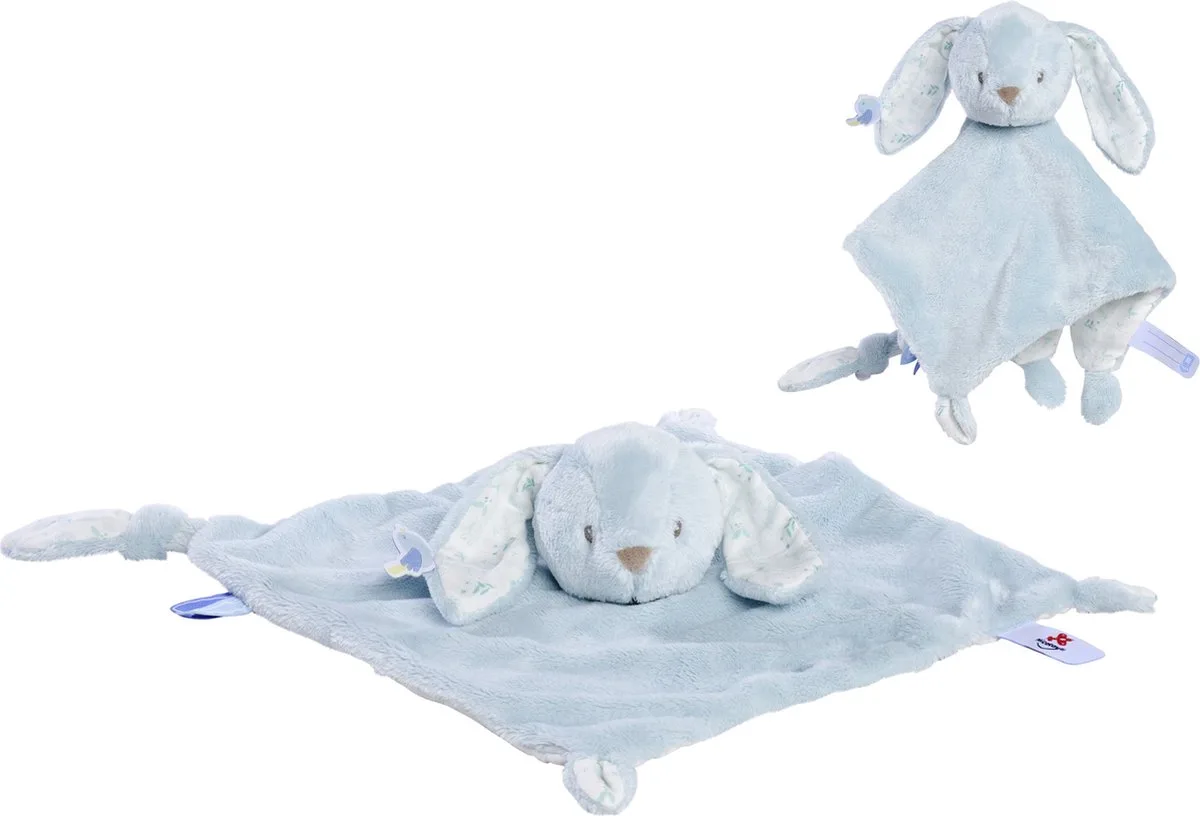 Nicotoy - Louis Comforter - Knuffeldoek - 28 cm - Vanaf 0m van Simba in Blauw – productfoto