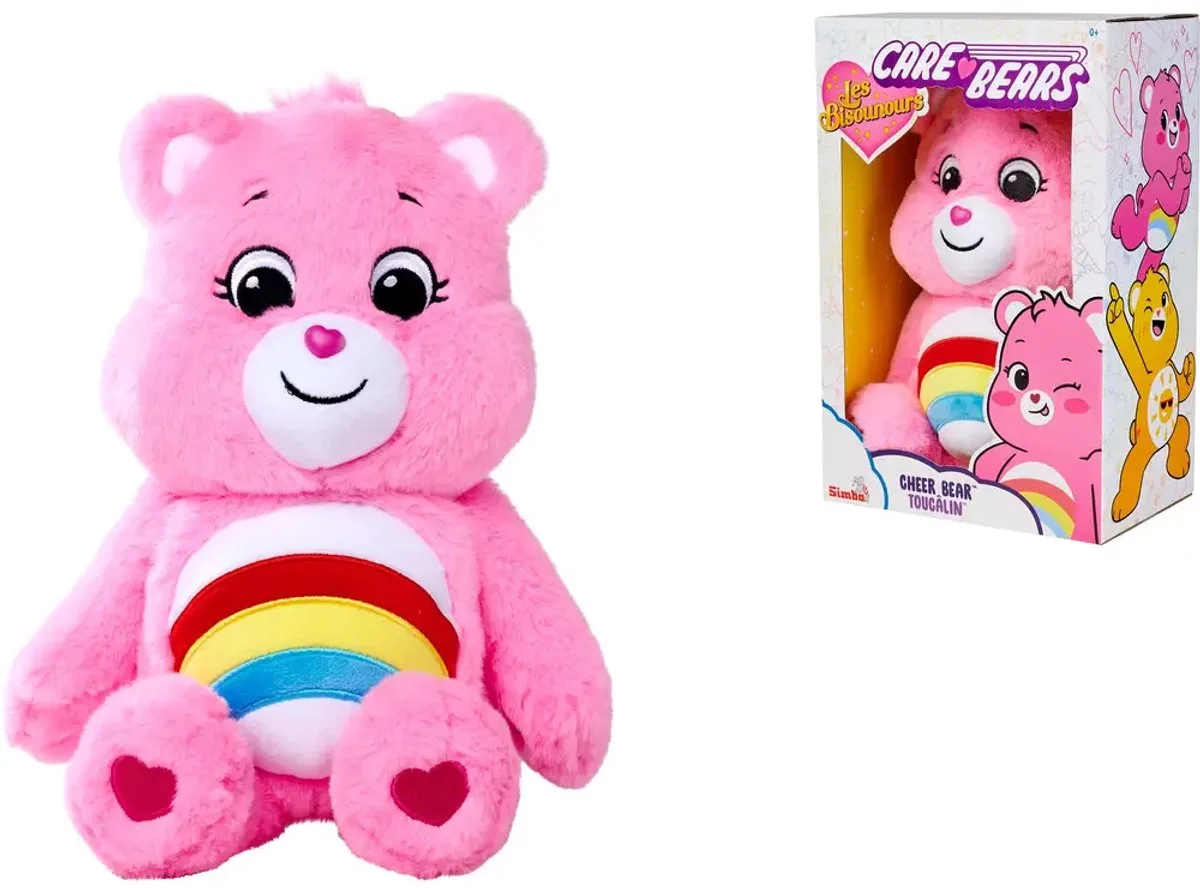Pluche Care Bears - Cheer Bear 35cm BOX - 6305878000 by Simba in Pink – product photo