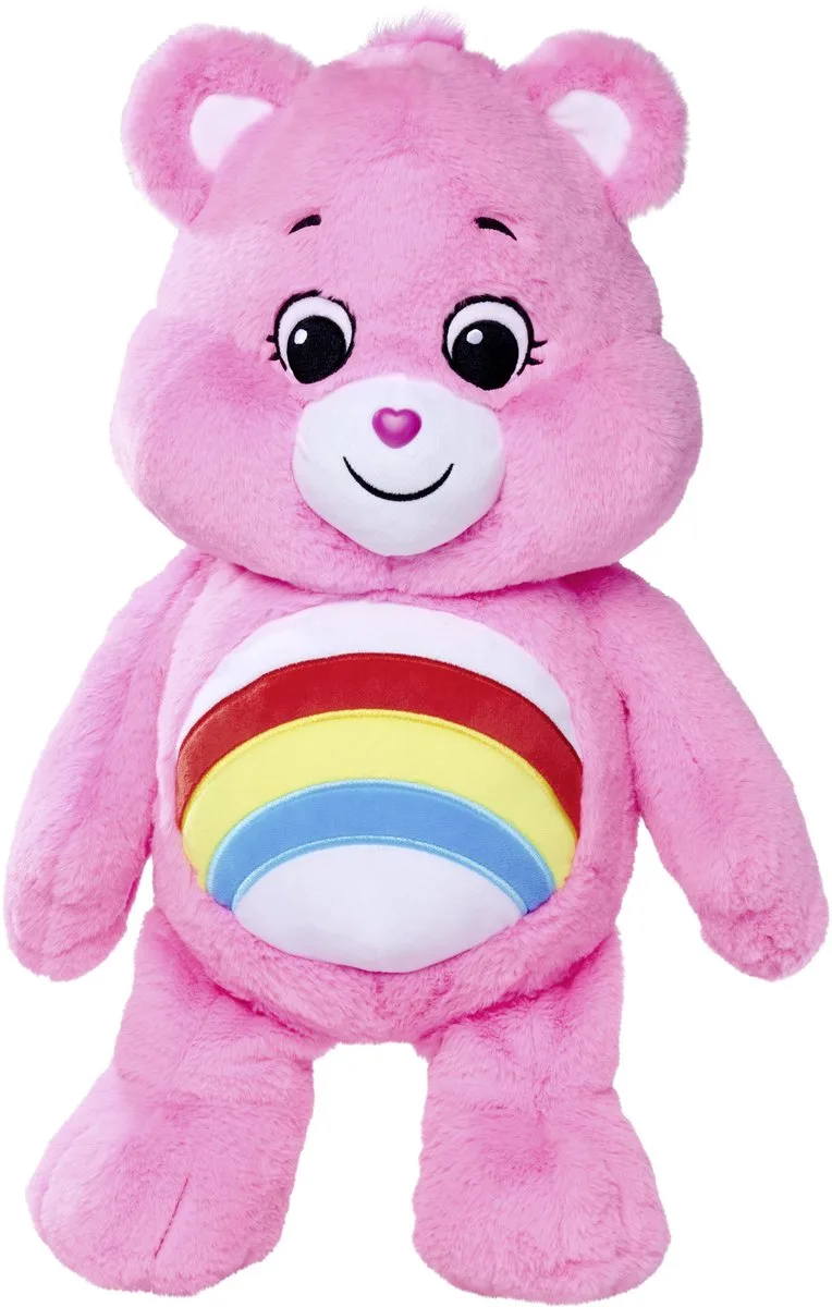 Pluche Care Bears - Cheer Bear 60cm från Simba i Rosa – produktbild
