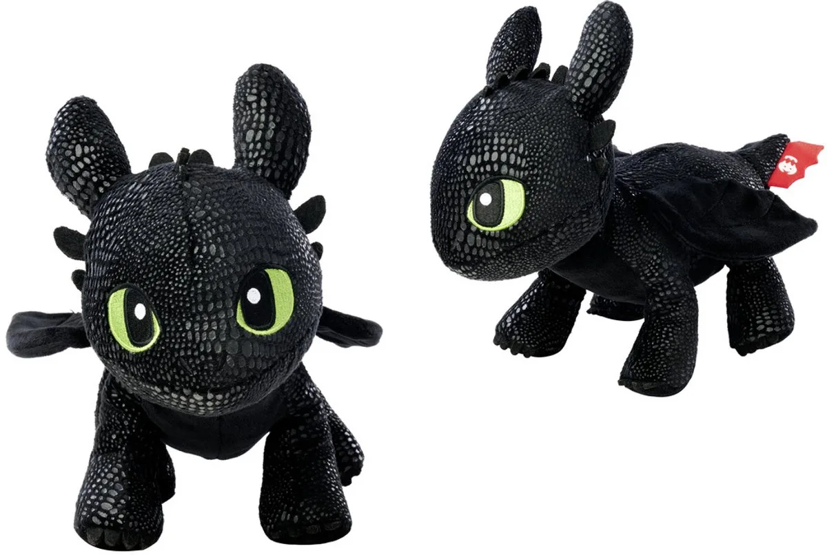 Pluche Universal - Toothless (25cm) de Simba en Noir – photo du produit