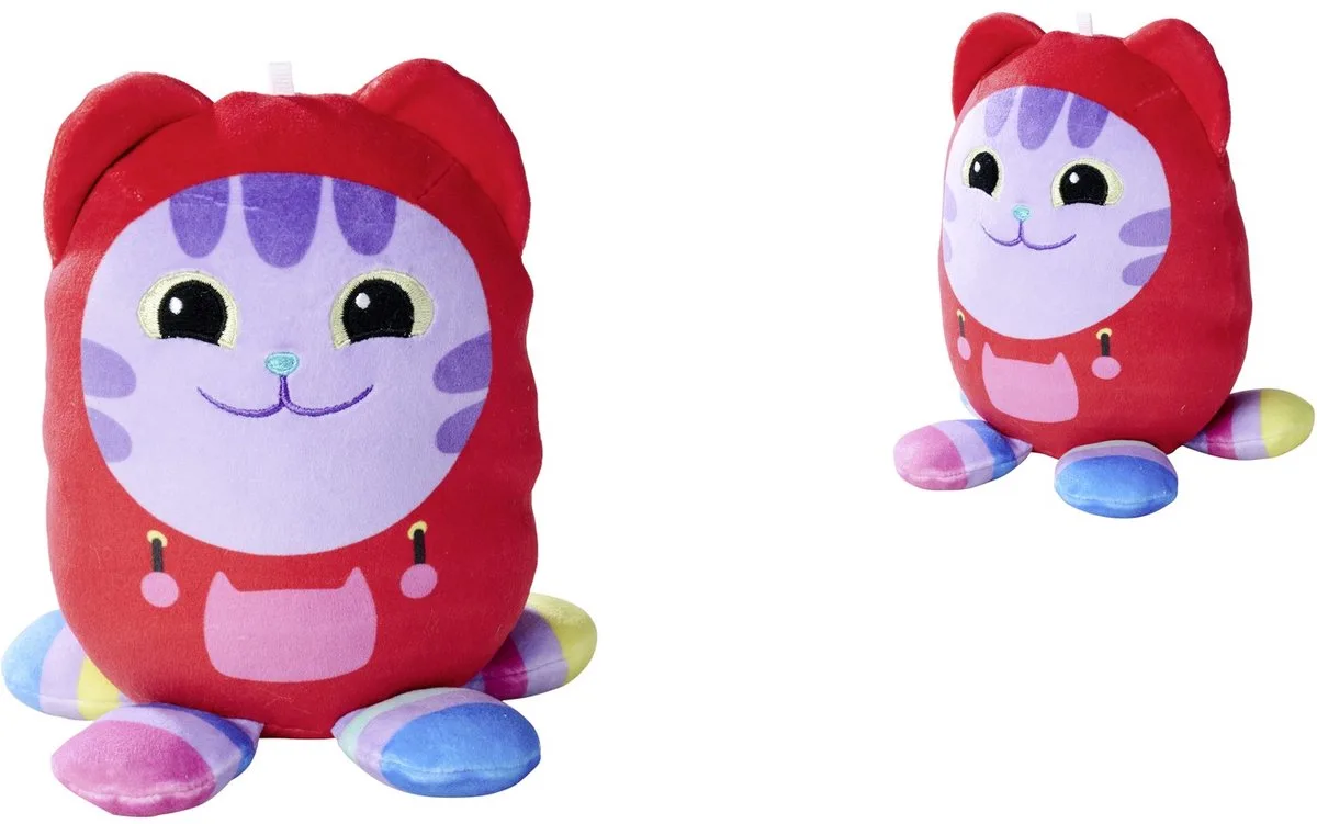plush Gabby's Dollhouse Pluche Squishy DJ Catnip 30cm de Simba en Multicolore – photo du produit