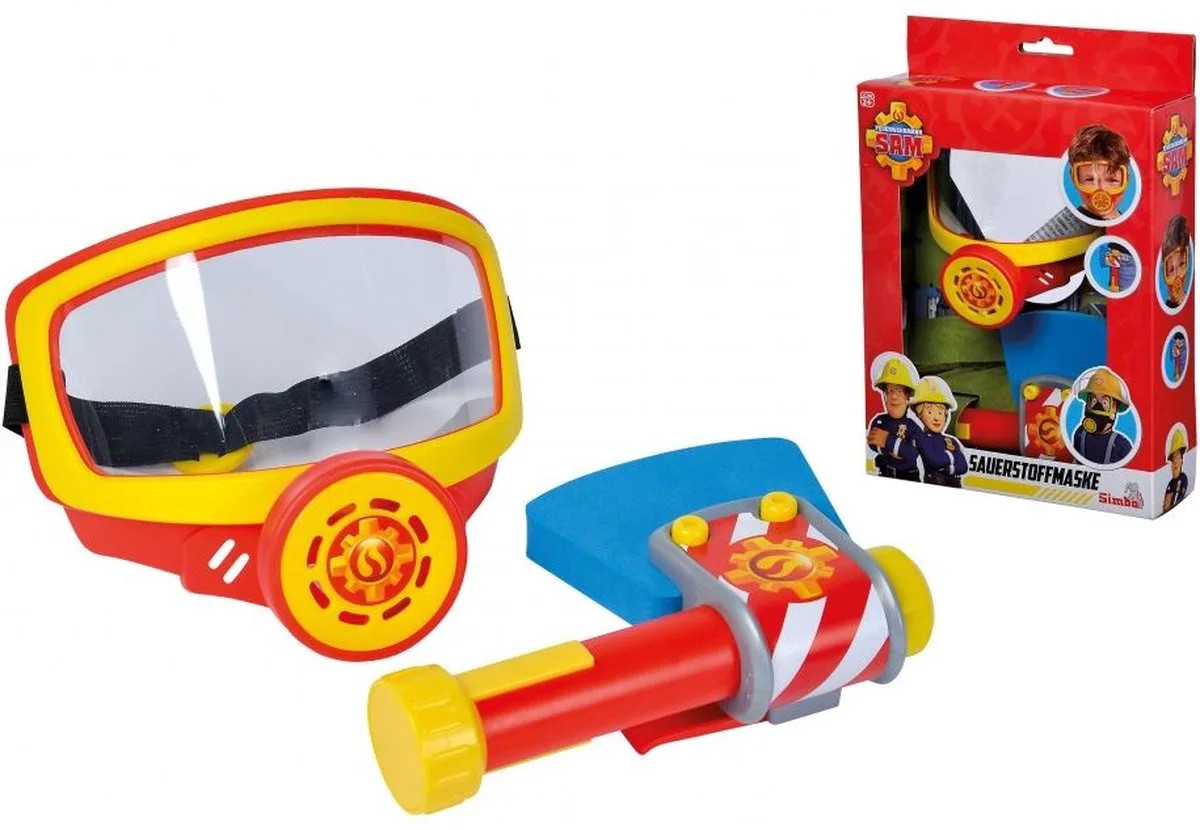 Sam Oxygen Mask - Brandweerman Sam - Zuurstofmasker de Simba en Multicolore – photo du produit