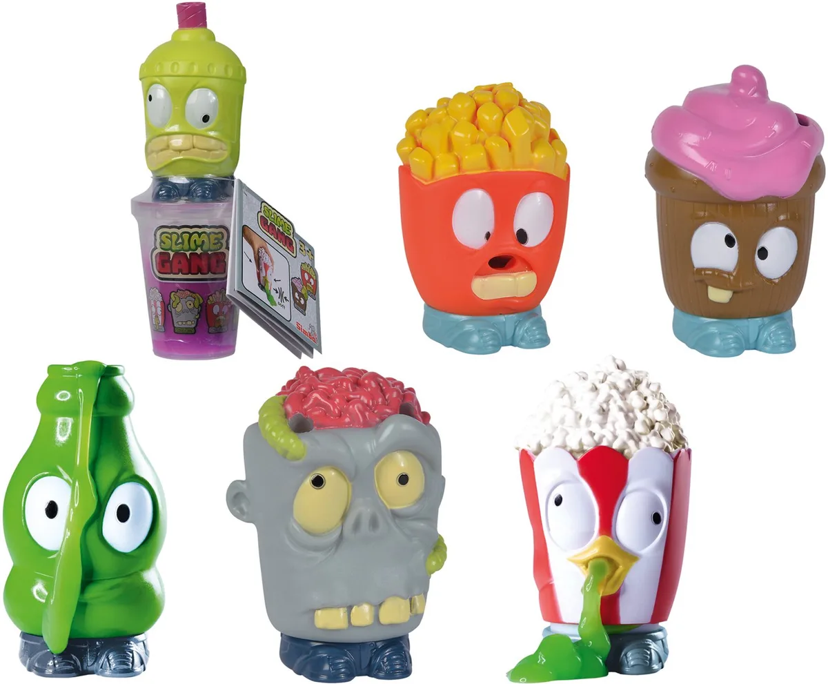 slijm speelgoed Slijmhoofd Knijpfiguur multicolor 9cm. de Simba en Multicolore – photo du produit