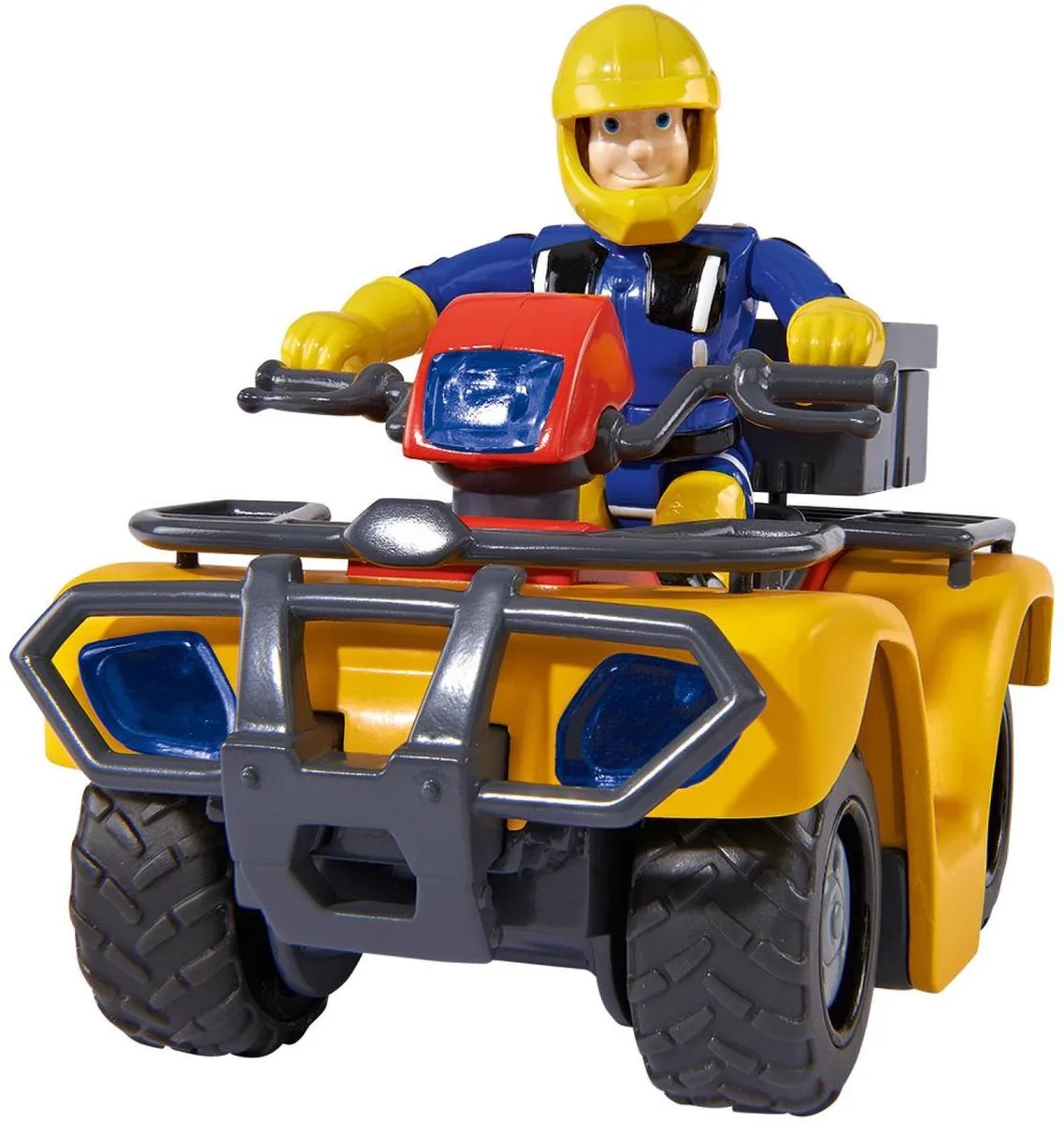 Speelgoedvoertuig Brandweerman Sam - Quadbike Mercury met Brandweerman Sam - vanaf 3 jaar van Simba in Rood – productfoto