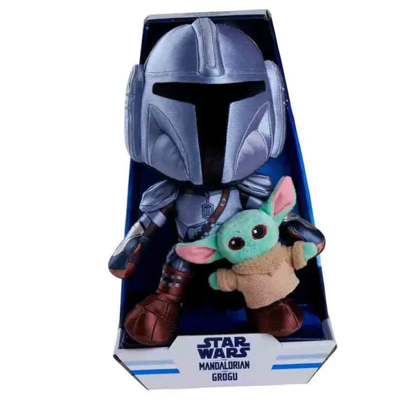 Star Wars Mandalorian With Mini Grogu 25 Cm Knuffelbeer von Simba – Produktfoto 3 von 3