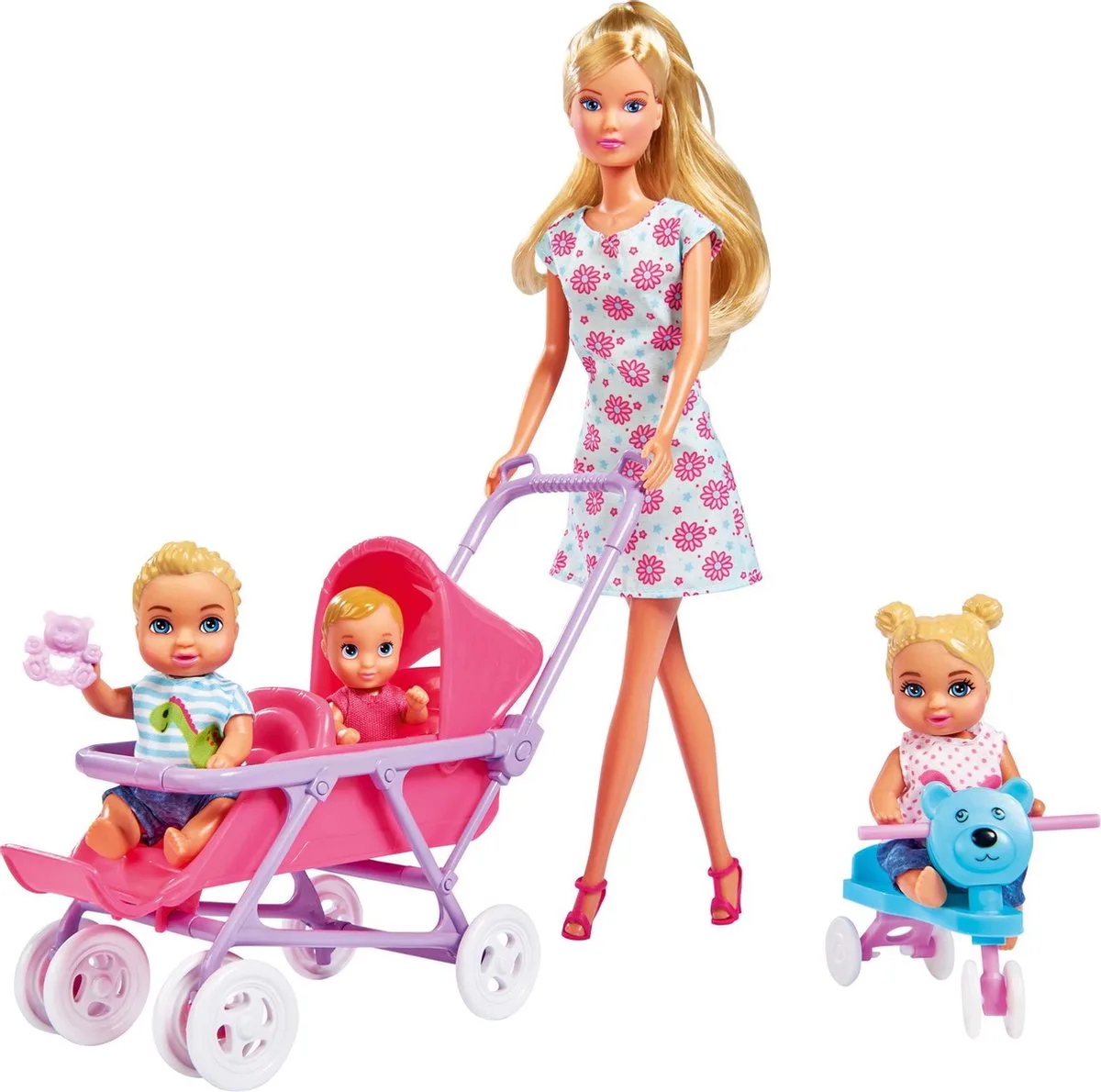 Steffi Love - Baby World Set - 29 cm - Pop - Vanaf 3 jaar fra Simba i Lyserød – produktbillede