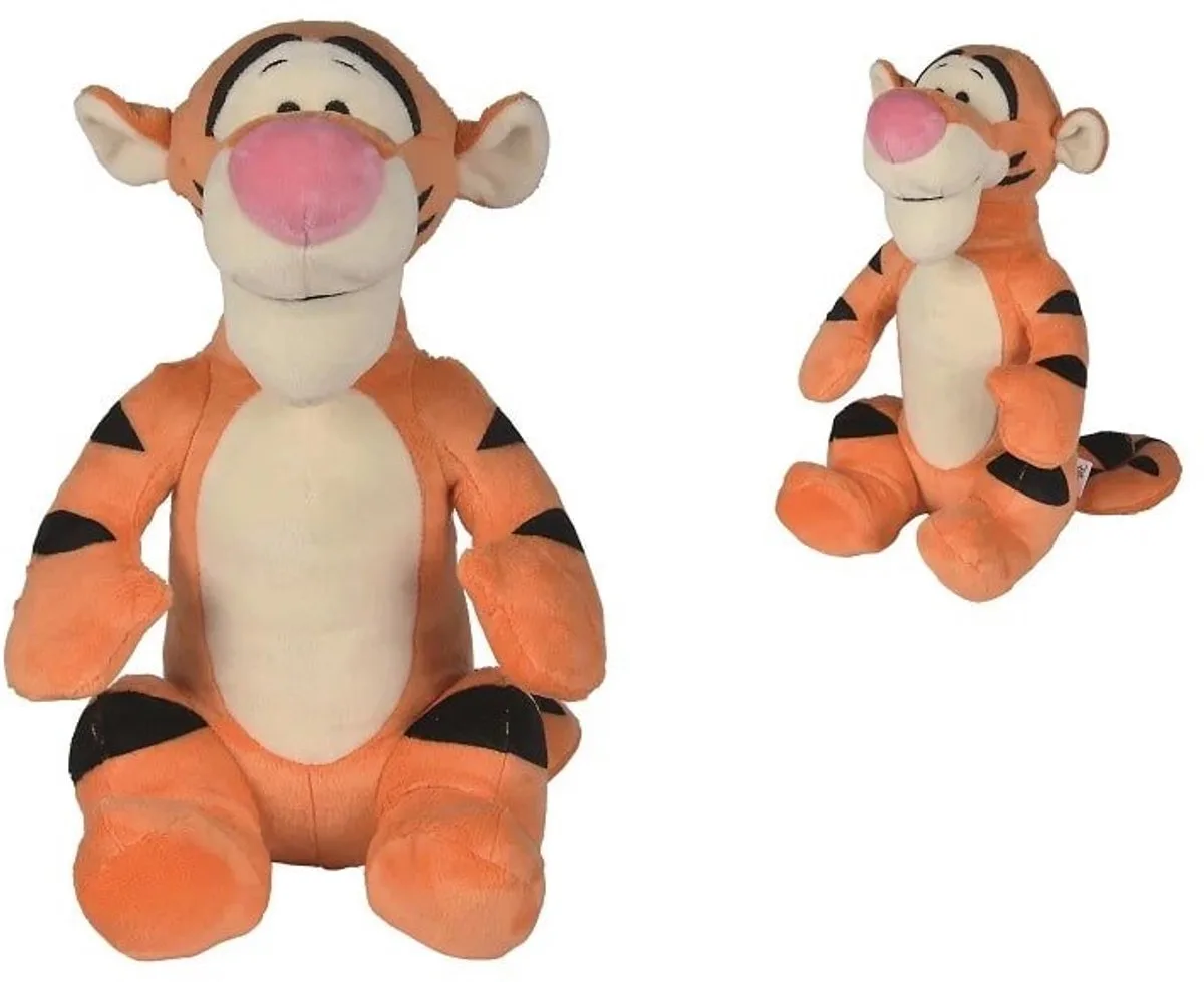 Tigger 25cm - Disney Knuffel - Winnie the Pooh Knuffel van Simba in Zwart, Oranje – productfoto