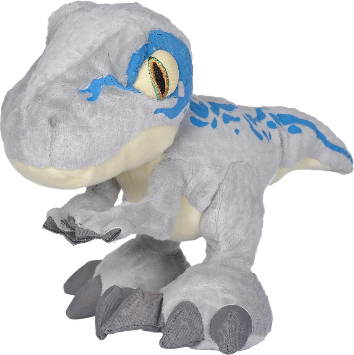Universal - Jurassic World Blue - Dinosaurus - 46 cm - Pluche - Grijs - Alle Leeftijden - Knuffel von Simba in Weiß – Produktfoto